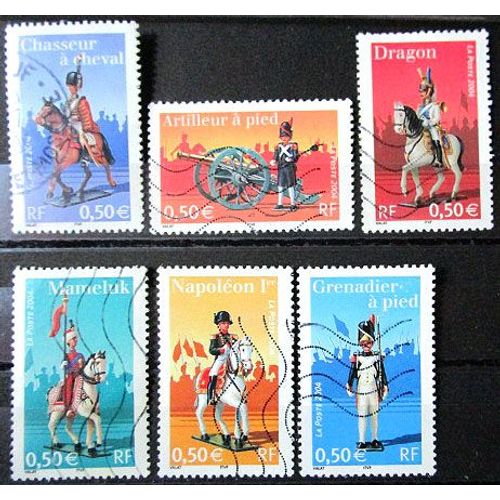 2004. Série Complète F3679 À F3684: Napoléon Ier Et Sa Garde Impériale.