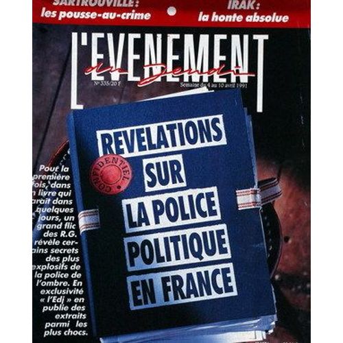 Evenement Du Jeudi (L') N° 335 Du 04/04/1991