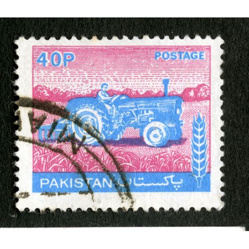 Timbre Oblitéré Pakistan, Postage, 40 P