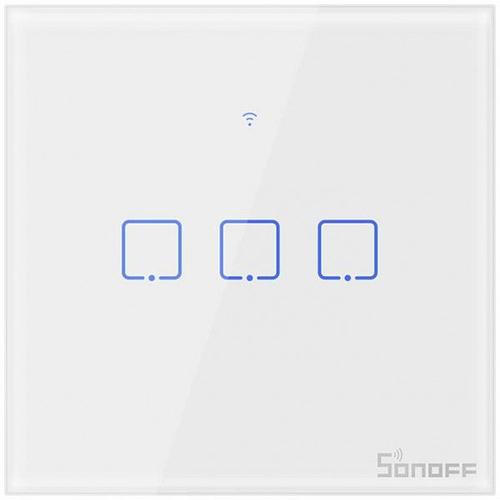 Smart Switch Wifi + Rf 433 Sonoff T1 Eu Tx (3-channel)