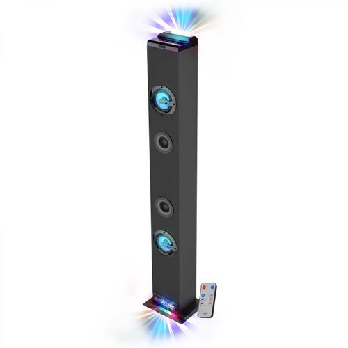 Tour de son INOVALLEY HP58BTH - Lumière LED Multi-rayons, Bluetooth, Radio FM, AUX - 4x 15W, Télécommande