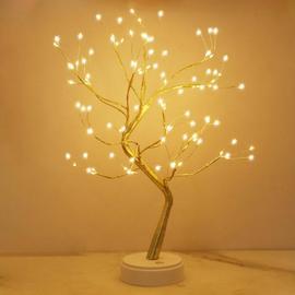 LED Lampe de Cerisier, 0.45M 48LED, Arbre Lumineux LED, Branches Noires,  pour la décoration de