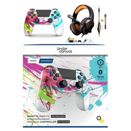 Spirit Of Gamer - Casque Gamer Pro-H3 Orange PlayStation PS4-PS5 Edition +  Manette PS4 Playstation Zombie Bluetooth - Micro-Casque - Rue du Commerce
