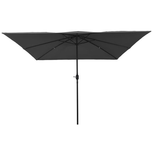 Parasol De Jardin Carré Vidaxl 295x245 Cm Anthracite