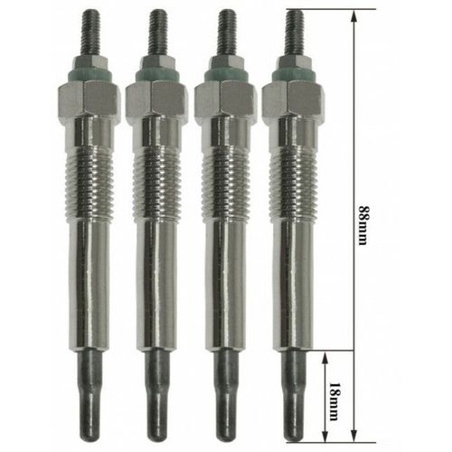 Lot De 4 Bougies De Préchauffage - Opel Vectra A (J89) 1.7 Td (F19, M19) 03/1990>11/1995