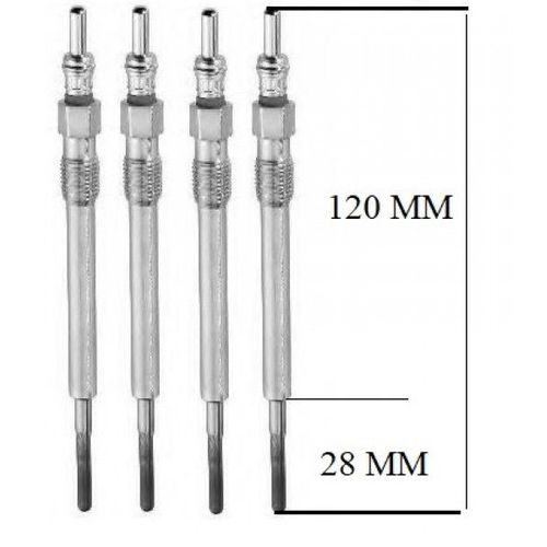 Lot De 4 Bougies De Préchauffage - Fiat Tipo Berline Bicorps Trois Ou Cinq Portes (356_, 357_) 1.3 D (356hxh1a) À Part. 03/2016