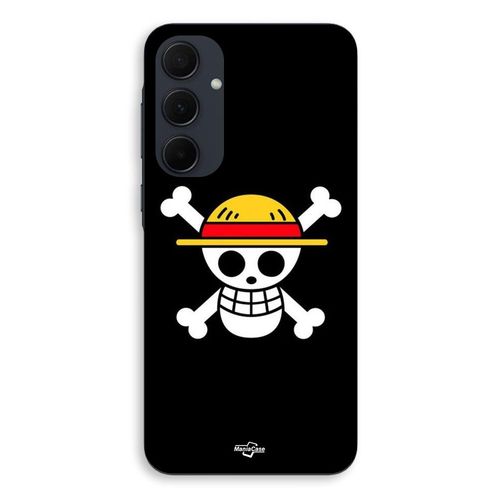 Coque Pour Samsung Galaxy A35 Drapeau One Piece Pirate Rap Et Chapeau De Paille Maniacase