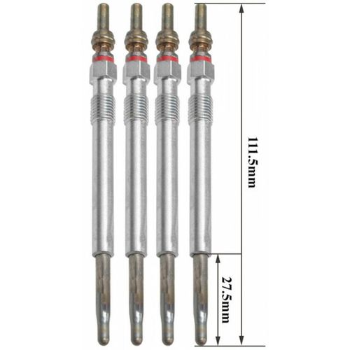 Lot De 4 Bougies De Préchauffage - Citroën Ds5 2.0 Hdi 200 Hybrid4 Traction Intégrale 12/2011>07/2015