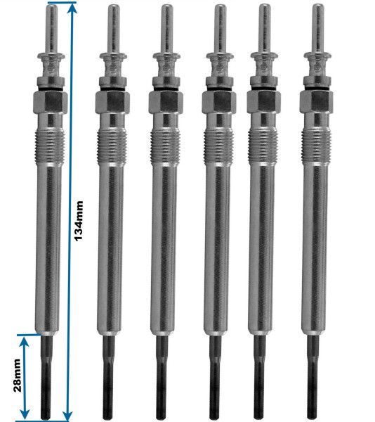 Six Bougies De Préchauffage - Bmw X5 (G05, F95) Xdrive 30 D 08/2018>07/2020
