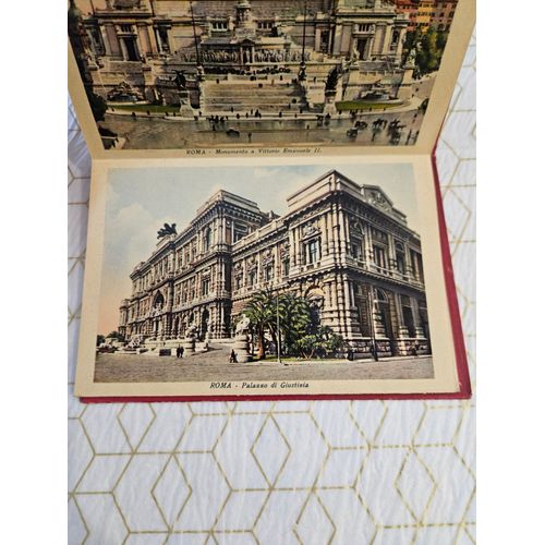 Ricordo Di Roma. Parte I. 32 Photographies Sépia Sous Forme De Dépliant. Vers 1930. Mémoire De Rome