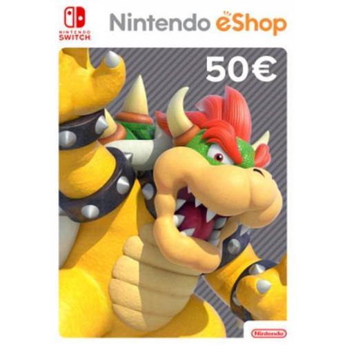 Carte Nintendo Eshop  50 Eur
