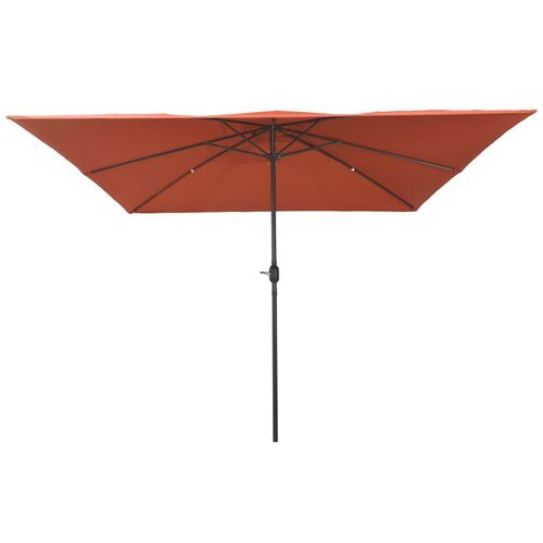 Parasol De Jardin Carré Vidaxl 295x245 Cm Terracotta