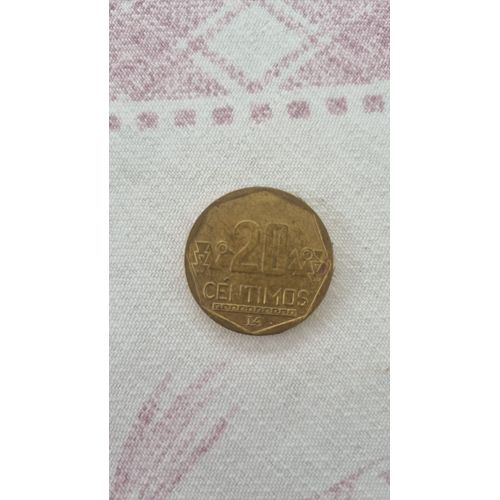 Pièce Pérou 20 Centimos 2015