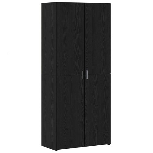 Vidaxl Buffet Haut Chêne Noir 40x42.5x185 Cm Bois