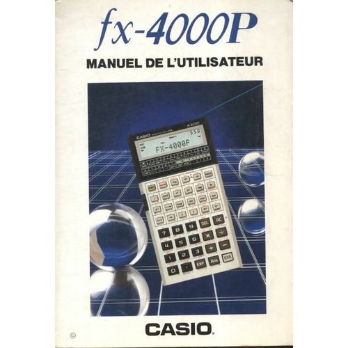 Notice Casio fx-4000p - manuel de l'utilisateur