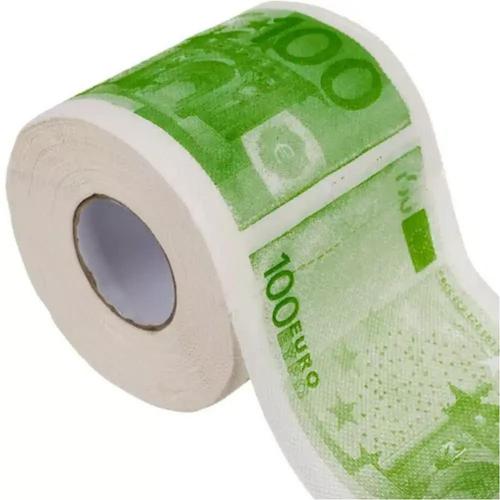 Papier Toilette Humoristique Billet de 100 Euros ( Lot de 2 rouleaux )