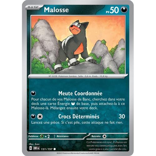 Malosse - 131/197 - Flammes Obsidiennes