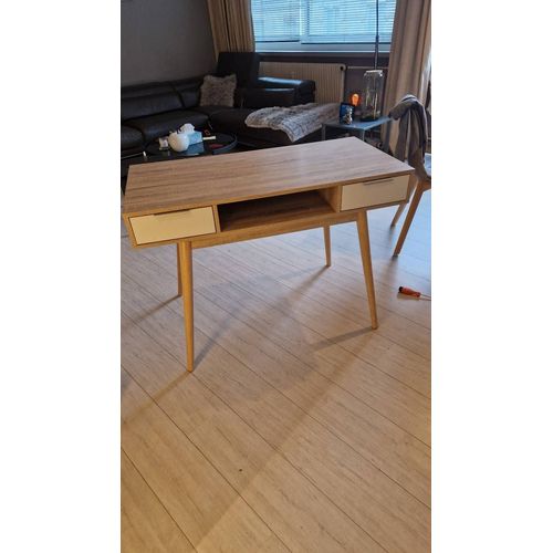 Bureau En Bois Style Scandinave 155cm