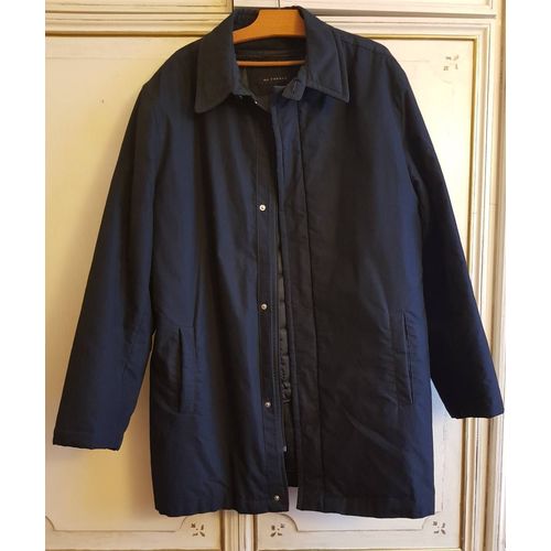 Très Belle Parka Bleu Marine Monsieur De Fursac. T52. Vintage.