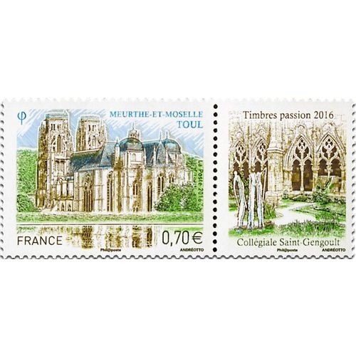 Toul : Salon International "Passion Timbres" Vignette Attenante Année 2016 N° 5086 Yvert Et Tellier Luxe