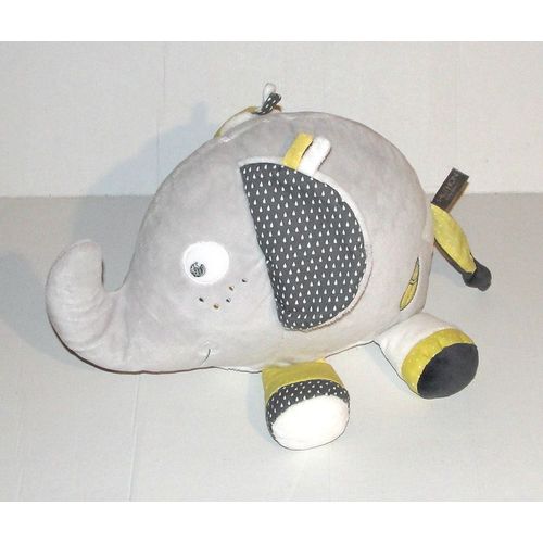 Doudou Éléphant Sauthon Baby Deco 29 Cm