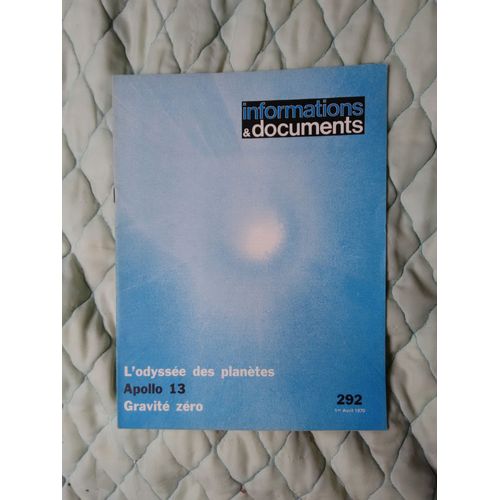 Revue Informations Et Documents 292