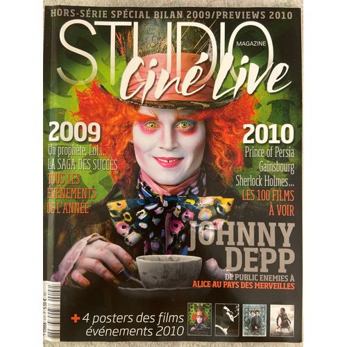 Magazine Studio Ciné Live N’4 Johnny Depp Hors Série