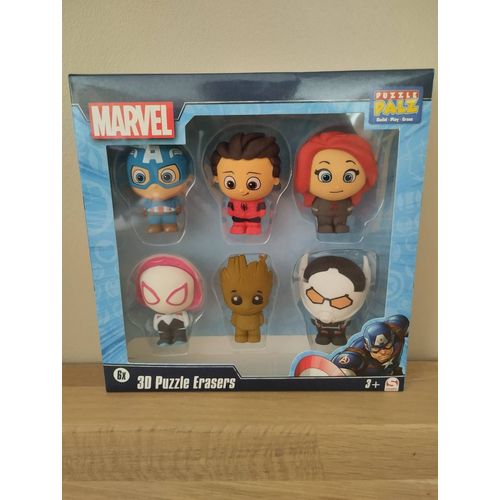 6 Gommes 3d Puzzle Palz Model (Marvel)