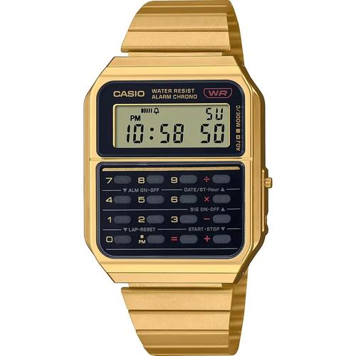 Casio Vintage Ca-500weg-1aef Montre Vintage Calculator Or