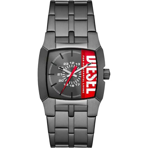 Diesel Classic Dz2188 Cliffhanger Montre 36mm À Quartz Gris Acier Pour Hommes