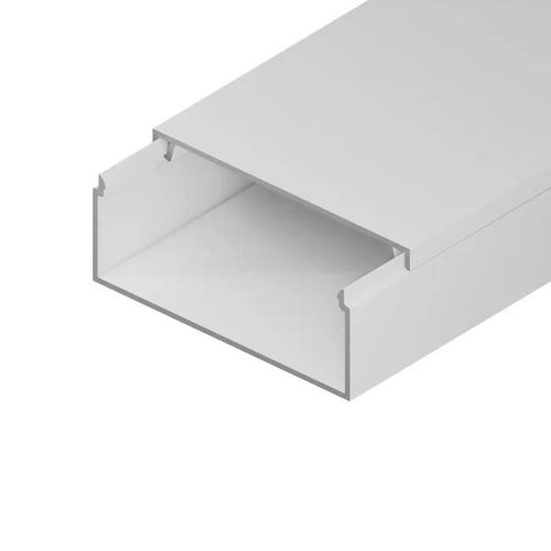 Goulotte électrique - EDO Solutions Technic - EDO777735 - Blanc - PVC - 2m