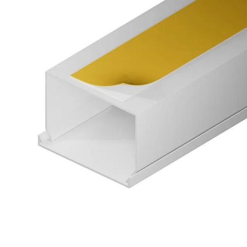 Goulotte électrique - EDO Solutions Technic - EDO777759 - Blanc - 2m - PVC