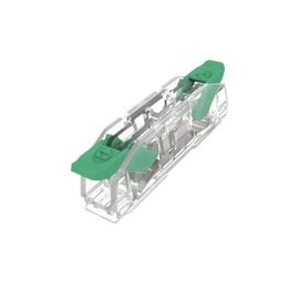 Lot De 50 Bornes De Raccordement Traversante À Levier 2x 0,2¿4 Mm² Vert Edo Technic
