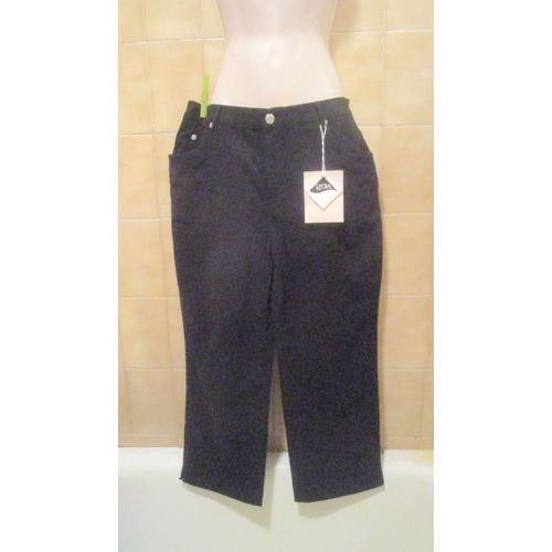 Pantalon Noir 3 Suisses, Neuf Avec Étiquette, Poches, Coupe Droite, T. 36 Ou T. 38 (Lire Mesures)