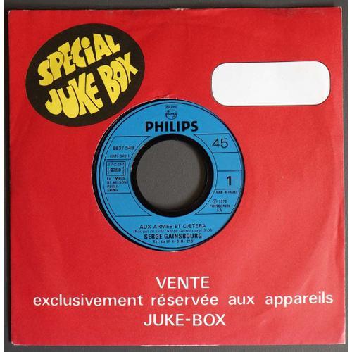 Serge Gainsbourg : Aux Armes Et Caetera + Lola Rastaquouere Juke Box