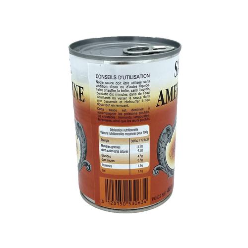 Lot 3x Sauce Américaine - Boîte 400g : les 3 boîtes de 0.4 kg à