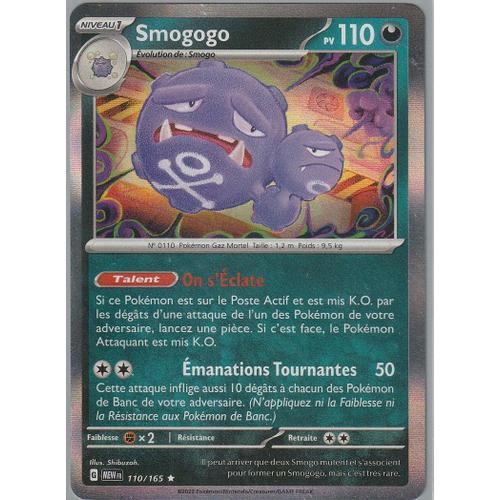 Carte Pokémon - Smogogo - 110/165 - Holo-Rare - Ev3,5 Mew 151