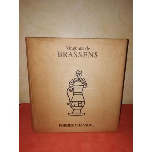 Georges Brassens 20 Ans De Poemes Etchansons Coffret Vinyls