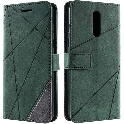 Coque Pour Nokia 3.2, Etui En Cuir Pu Portefeuille Housse Fermeture Magnétique Und Flip Pour Nokia 3.2, Avec Fermeture Magnétique, Vert[Pro52906017]
