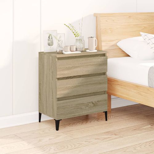 Buffet Chêne Sonoma 60x35x70 Cm Bois D'ingénierie