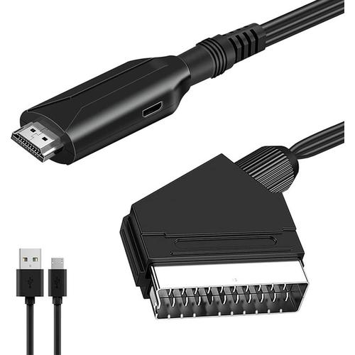 Adaptateur Péritel vers HDMI Convertisseur de câble 1080p HD