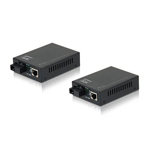 Levelone Fvt-2202 Convertisseur De Support Réseau 100 Mbit/s Noir