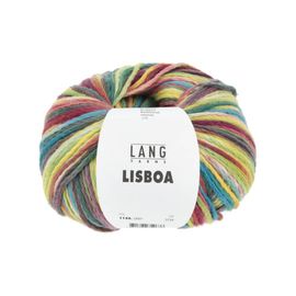 Pelote De Coton À Tricoter Lisboa - 100gr ¿ Lang Yarns - 100% Coton, Légèreté Et Éclat Inspirés Du Portugal. Color : 07 Multicolore