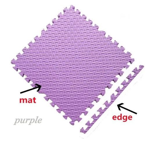 Tapis de sol en mousse pour enfants, 4 pièces, tapis de jeu, Tatami, rampant, pour la maison, la chambre à coucher, le salon-4Pcs 30x30x1cm-Violet