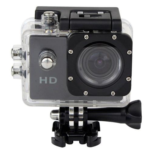 Mini Caméra Sport HD 1080P Étanche 30M Écran Photos Vidéo Angle 140° Noir 32 Go YONIS