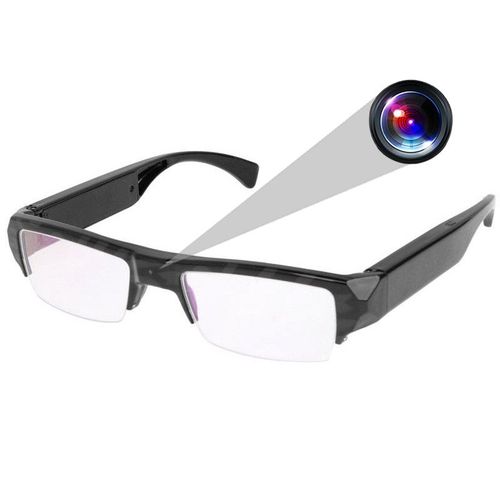 Lunettes Caméra Espion Mini Caméra Microphone Full HD 1080P 5Mp 30Fps Micro Sd + SD 8Go YONIS