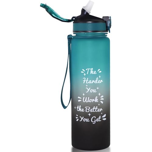 Shiba-Gourde 1l, Gourde Sport Anti Fuite, Gourde Avec Paille, Réutilisable Bouteille D'eau Sans Bpa Pour Enfant Adulte L'école Cyc[8