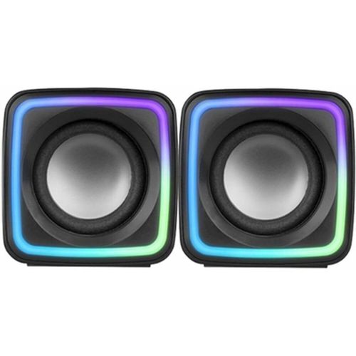 SHIBA-MSCUBE Altavoces Gaming RGB DSP 8W Negros[155]