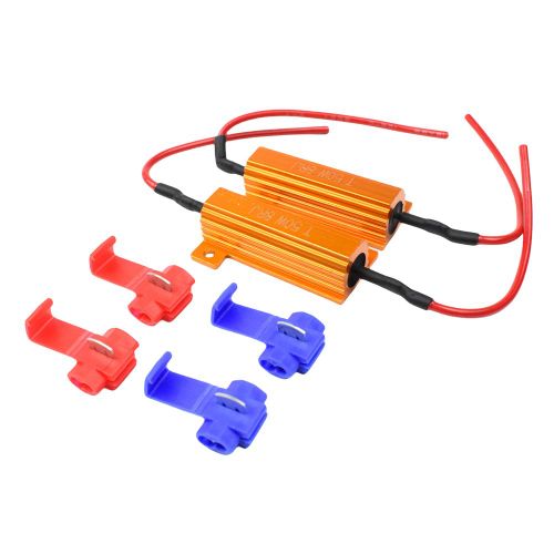 Indicateur Universel 50/60w, Ballast Anti-Interférence, Flash Clignotant, Résistance De Charge Fixe, Décodeur De Mode Lampe Led, Pièces Automobiles