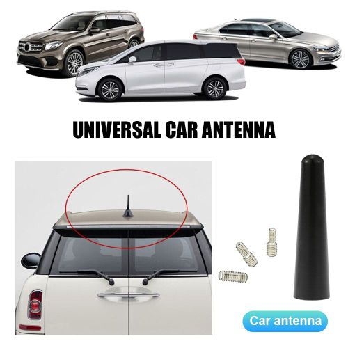 Antenne De Toit De Voiture Anti-Bruit Universelle, Kit De Mât D'antenne, Radio De Bain, Support De Toit, Remplacement, Am, Fm, Dab